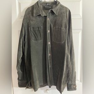 Kenneth Cole Suede Shirt Jacket